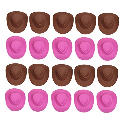 CIYODO 20Stücke Mini Cowboy Hüte Puppenhüte Für DIY Dekoration Und Braune Mini Sombreros Accessoires Für Puppen Und Kreative Bastelprojekte CIYODO 20Stücke Mini Cowboy Hüte Puppenhüte Für DIY Dekoration Und Braune Mini Sombreros Accessoires Für Puppen Und Kreative Bastelprojekte von CIYODO
