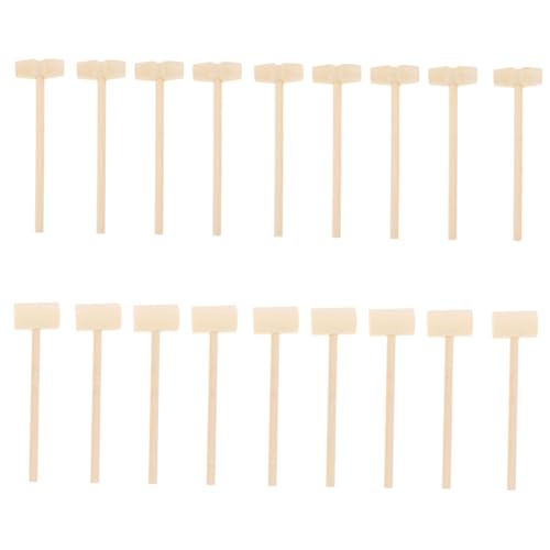 CIYODO 20Stücke Mini Holz Hämmer Hammer für Kuchen und Bastelarbeiten aus Hochwertigem Holz Ergonomisch Gestaltet für Kreative Konstruktionen und Hand Augen Koordination CIYODO 20Stücke Mini Holz Hämmer Hammer für Kuchen und Bastelarbeiten aus Hochwertigem Holz Ergonomisch Gestaltet für Kreative Konstruktionen und Hand Augen Koordination von CIYODO