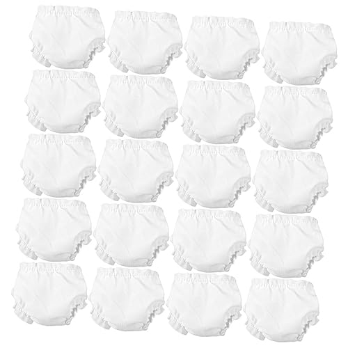 CIYODO 20Stücke Puppenhöschen Für Puppen Elastische Unterwäsche Aus Hochwertigem Für DIY Puppenkleidung Leicht Zu Falten Lagern Spielzeugzubehör CIYODO 20Stücke Puppenhöschen Für Puppen Elastische Unterwäsche Aus Hochwertigem Für DIY Puppenkleidung Leicht Zu Falten Lagern Spielzeugzubehör von CIYODO