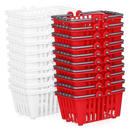 CIYODO 20Stücke Teiliges Supermarktkörbe Realistische Aufbewahrungskörbe für Puppenhäuser Kleine Körbe für Farbenfrohe Dekoration für DIY Projekte CIYODO 20Stücke Teiliges Supermarktkörbe Realistische Aufbewahrungskörbe für Puppenhäuser Kleine Körbe für Farbenfrohe Dekoration für DIY Projekte von CIYODO