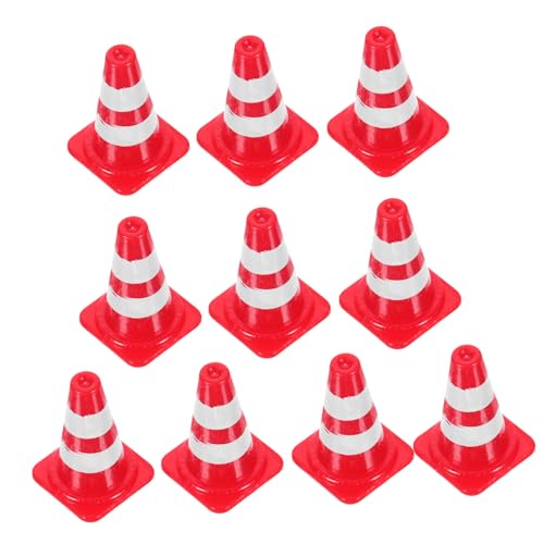 CIYODO Pädagogisches Verkehrsschild – 20 Miniatur-verkehrskegel Lernspielzeug Für Kinder Dekoration Für Tischstraßenblöcke CIYODO Pädagogisches Verkehrsschild – 20 Miniatur-verkehrskegel Lernspielzeug Für Kinder Dekoration Für Tischstraßenblöcke von CIYODO