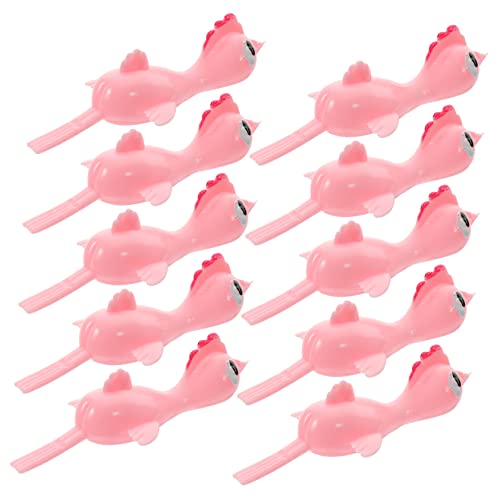 CIYODO 20st Katapult-küken- Party-fingerspielzeug Elastische Fingerspielzeuge Dehnbare Fingerspielzeuge Stress-Relax-fingerspielzeug Kinderversorgung Kinderspielzeug Vinyl Rosa von CIYODO