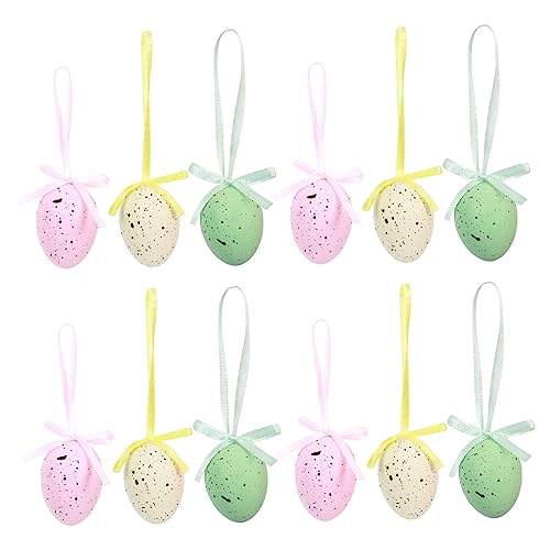 CIYODO 24 Stück Mini Ostereier Dekoration Kreative Hängende Ostereier für Ostern Party und Wohnraumgestaltung Gemischte Farben für Bastelprojekte CIYODO 24 Stück Mini Ostereier Dekoration Kreative Hängende Ostereier für Ostern Party und Wohnraumgestaltung Gemischte Farben für Bastelprojekte von CIYODO