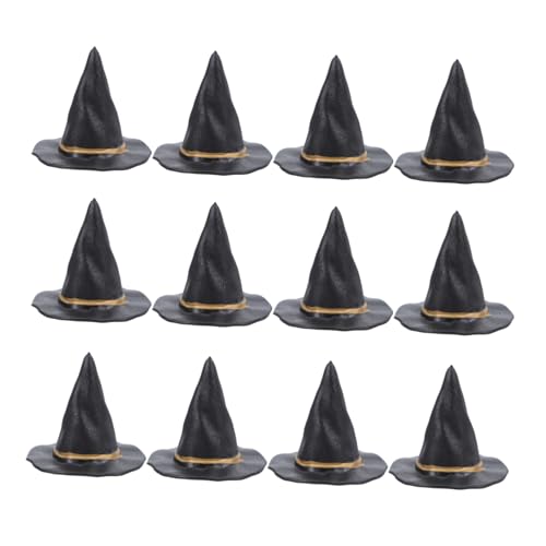 CIYODO 24 Stück Mini-hexenhüte: Halloween-hexenhüte, Weinflaschenaufsätze, Halloween-Party-Dekorationen, Puppenhaus-zubehör, DIY-bastelbedarf CIYODO 24 Stück Mini-hexenhüte: Halloween-hexenhüte, Weinflaschenaufsätze, Halloween-Party-Dekorationen, Puppenhaus-zubehör, DIY-bastelbedarf von CIYODO