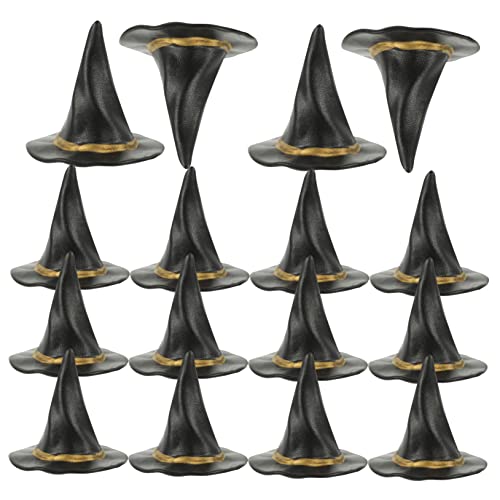 CIYODO 24 Stück Miniature Hexenhüte für Puppenhaus Halloween Dekoration für DIY Projekte Leicht Sicher für Partys Niedliches Design für Unvergessliche Erinnerungen CIYODO 24 Stück Miniature Hexenhüte für Puppenhaus Halloween Dekoration für DIY Projekte Leicht Sicher für Partys Niedliches Design für Unvergessliche Erinnerungen von CIYODO