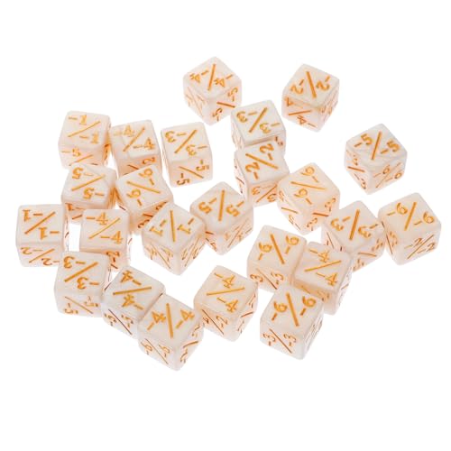 CIYODO 24 Stück Party Token-Zähler lernspiel настольные игры rechenspiele Gry planszowe brettspiele Boardgames Gaming Accessories Board gamees Kartenspielzubehör Acryl Weiß von CIYODO