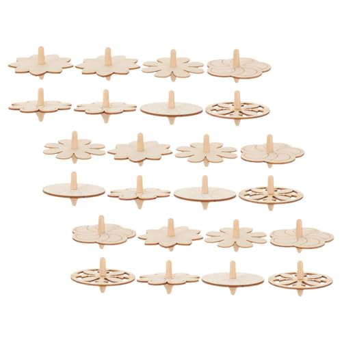 CIYODO 24 Stück Teiliges DIY Holzkreisel für Tragbares Gyroskop zur Druckentlastung zum Bemalen und Gestalten Fördert Hand Auge Koordination und Kreative Bastelfreude CIYODO 24 Stück Teiliges DIY Holzkreisel für Tragbares Gyroskop zur Druckentlastung zum Bemalen und Gestalten Fördert Hand Auge Koordination und Kreative Bastelfreude von CIYODO