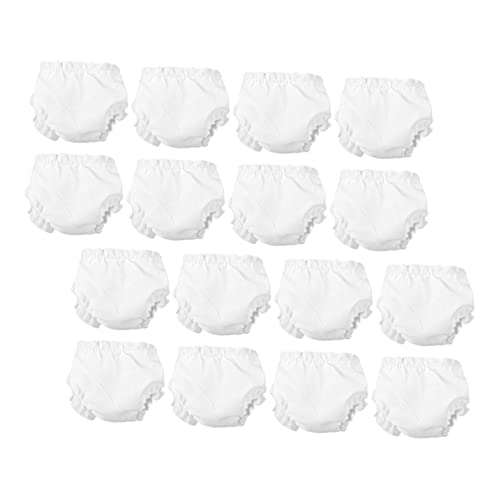 CIYODO 24 Stück Teiliges Elastische Puppenhöschen Verstellbare Puppenunterwäsche Weiche Baumwoll Komfortabel und Leicht Geeignet für Spielpuppen Puppenzubehör CIYODO 24 Stück Teiliges Elastische Puppenhöschen Verstellbare Puppenunterwäsche Weiche Baumwoll Komfortabel und Leicht Geeignet für Spielpuppen Puppenzubehör von CIYODO