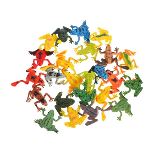 CIYODO 24 Stück Teiliges Froschfigurenset Kunststoff Tiere Realistische Froschmodelle Detaillierte Tierornamente Für Garten Dekoration Lernspielzeug CIYODO 24 Stück Teiliges Froschfigurenset Kunststoff Tiere Realistische Froschmodelle Detaillierte Tierornamente Für Garten Dekoration Lernspielzeug von CIYODO