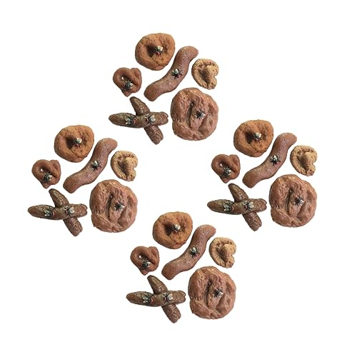 CIYODO 24 Stück Teiliges Realistisches Fake Poop Witzige Scherzartikel für April Fool's Day und Halloween Detailgetreue Nachbildung für Lustige Pranks und Partydekorationen CIYODO 24 Stück Teiliges Realistisches Fake Poop Witzige Scherzartikel für April Fool's Day und Halloween Detailgetreue Nachbildung für Lustige Pranks und Partydekorationen von CIYODO