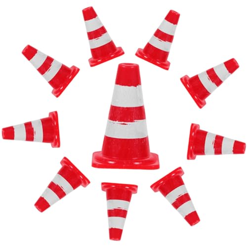 CIYODO 24 Stück Zapfen Sandkasten Klein Mini-verkehrsbarriere Miniatur-verkehrskegel- Straßenkegelmodelle Simulation Straßenschild Straßenbaukegel Abs CIYODO 24 Stück Zapfen Sandkasten Klein Mini-verkehrsbarriere Miniatur-verkehrskegel- Straßenkegelmodelle Simulation Straßenschild Straßenbaukegel Abs von CIYODO