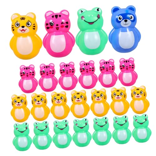CIYODO 24Stücke Mini Tumbler Magnetisches Kinderspielzeug Verschiedenen Designs Eltern Beziehung und Kreative Dekoration für Zuhause oder Büro von CIYODO