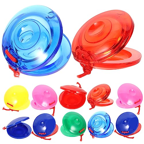 CIYODO 24Stücke Teiliges Castaets Percussion Musikinstrumente für Farbenfrohes Bildungsspielzeug für Frühe Musikalische und Rhythmusentwicklung für Kleine Musiker CIYODO 24Stücke Teiliges Castaets Percussion Musikinstrumente für Farbenfrohes Bildungsspielzeug für Frühe Musikalische und Rhythmusentwicklung für Kleine Musiker von CIYODO