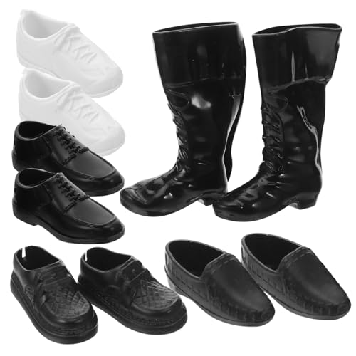 CIYODO 25 Paare Puppenverkleidungsschuhe Babypuppenschuhe Winzige Minischuhe Miniatur-puppenzubehör Miniaturschuhe Für Puppen Dollhouse -Requisiten Babydoll-Schuhe Schwarz Plastik CIYODO 25 Paare Puppenverkleidungsschuhe Babypuppenschuhe Winzige Minischuhe Miniatur-puppenzubehör Miniaturschuhe Für Puppen Dollhouse -Requisiten Babydoll-Schuhe Schwarz Plastik von CIYODO