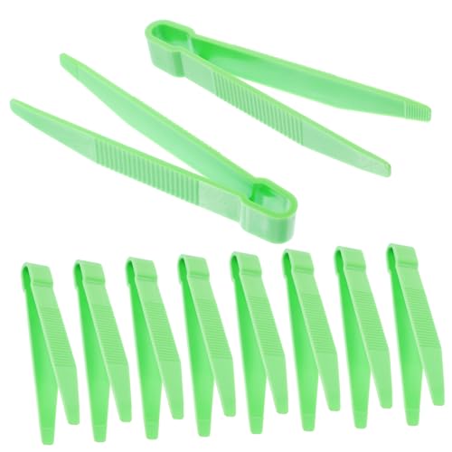 CIYODO 25 Stück Pinzette Für Pinzette Sinnesgegenstände Perlen Pinzette Kinderpinzette Aus Kunststoff Clips Sammeln Pinzette Aus Kunststoff Plastik Green CIYODO 25 Stück Pinzette Für Pinzette Sinnesgegenstände Perlen Pinzette Kinderpinzette Aus Kunststoff Clips Sammeln Pinzette Aus Kunststoff Plastik Green von CIYODO