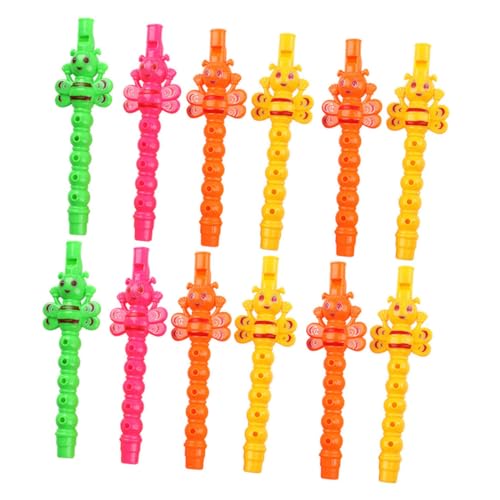 CIYODO 25stücke Teiliges Junge Mädchen Klarinette Spielzeug Bunte Cartoon Bienen Design Mini Blasinstrument Für Junge Mädchen Fördert Musikalische Fähigkeiten Und Gemeinsames von CIYODO