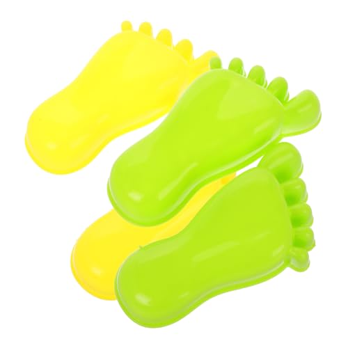 CIYODO 2paare Sandspielset Mit Fußabdruckformen Kreatives Sandspielzeug Für Kleinkinder Für Strand Sandbox Und Gartenaktivitäten CIYODO 2paare Sandspielset Mit Fußabdruckformen Kreatives Sandspielzeug Für Kleinkinder Für Strand Sandbox Und Gartenaktivitäten von CIYODO