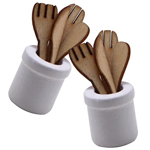 CIYODO 2Sätze Küchenaccessoires für Puppenhäuser Teiliges Dekoratives Mini Küchenset Dekorieren von Mini Häusern und Kreative Bastelprojekte CIYODO 2Sätze Küchenaccessoires für Puppenhäuser Teiliges Dekoratives Mini Küchenset Dekorieren von Mini Häusern und Kreative Bastelprojekte von CIYODO