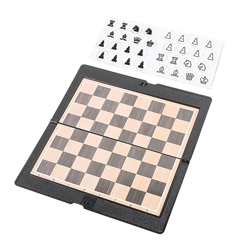 CIYODO 2Satz Faltbares Magnetisches Schachspiel Set Kompaktes Schach Für Reisen Für Familien Und Freundespiele Sammeln von CIYODO