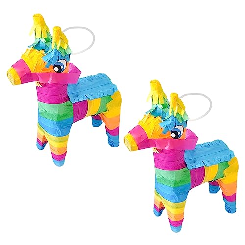 CIYODO 2St Piñata Spielzeug komfetti Geschenke für Kinder Spielset für Kinder Ornament Tortillas handgefertigte Pinata aus Papier Schüttgut Süssigkeit Karton Maiskuchen Bankett schmücken von CIYODO