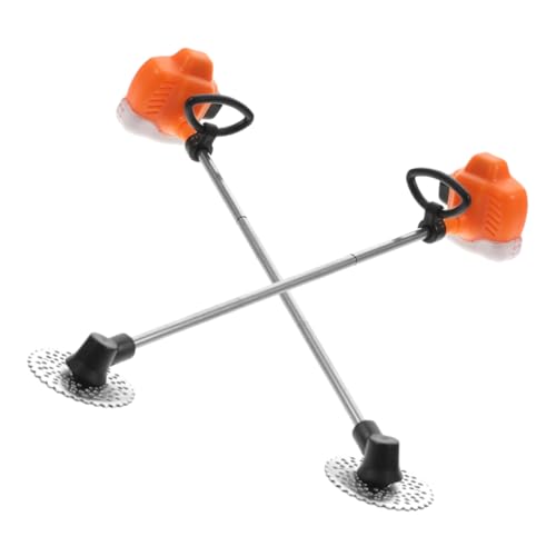 CIYODO 2 Stücke Puppen Miniatur Rasenmäher Modell 1:12 Maßstab PVC Material Für Puppe Dekoration von CIYODO