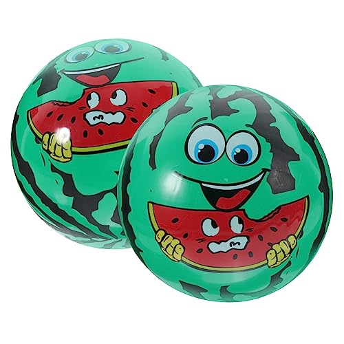 CIYODO 2Stücke Aufblasbare Wassermelonen Bälle Strandspielzeug Für Pool Und Garten Outdoor Für Erwachsene Fördert Koordination Und Bewegungsaktivitäten von CIYODO