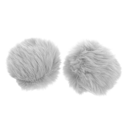 CIYODO 2stücke Flauschiger Kaninchenschwanz Zum Anklipsen Plüsch-hasenschwanz Hasenschwanz-Requisiten Für Cosplay Party-kostüm-zubehör Plüschball Kaninchenkostüm-Accessoire von CIYODO