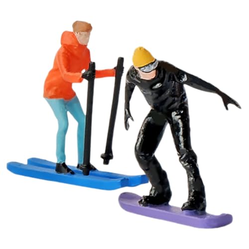 CIYODO 2 Stück Miniatur Skifahrer Figuren 1:64 Handbemalte Skimodelle für Diorama Szenen Detaillierte Dekoration für Miniaturszenen Realistische Ski Personen Modelle für Makrofotografie CIYODO 2 Stück Miniatur Skifahrer Figuren 1:64 Handbemalte Skimodelle für Diorama Szenen Detaillierte Dekoration für Miniaturszenen Realistische Ski Personen Modelle für Makrofotografie von CIYODO