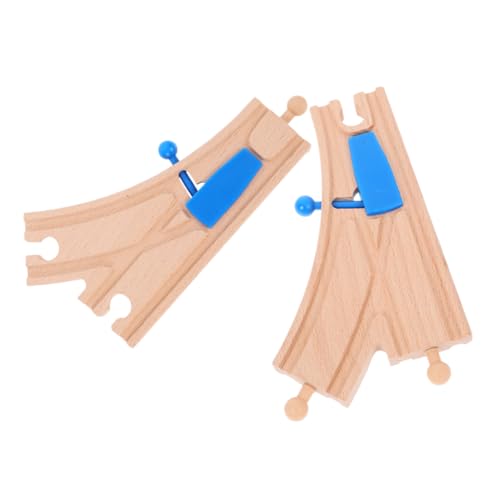 CIYODO 2Stücke Holz Gleisschalter Für Holzeisenbahn Mit Gebogenem Gleis Sicher Und Kreativ Für Jahren Fördert Räumliches Vorstellungsvermögen Und Kognitive Fähigkeiten CIYODO 2Stücke Holz Gleisschalter Für Holzeisenbahn Mit Gebogenem Gleis Sicher Und Kreativ Für Jahren Fördert Räumliches Vorstellungsvermögen Und Kognitive Fähigkeiten von CIYODO