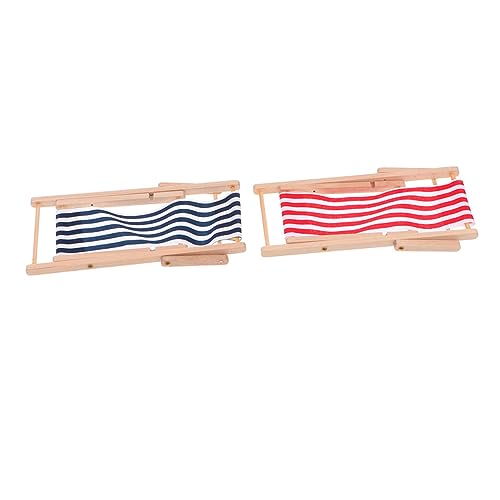 CIYODO 2Stücke Mini Strandstuhl Puppenstuhl für Puppenhaus und Strandspielzeug für Kreative Spielstunden CIYODO 2Stücke Mini Strandstuhl Puppenstuhl für Puppenhaus und Strandspielzeug für Kreative Spielstunden von CIYODO
