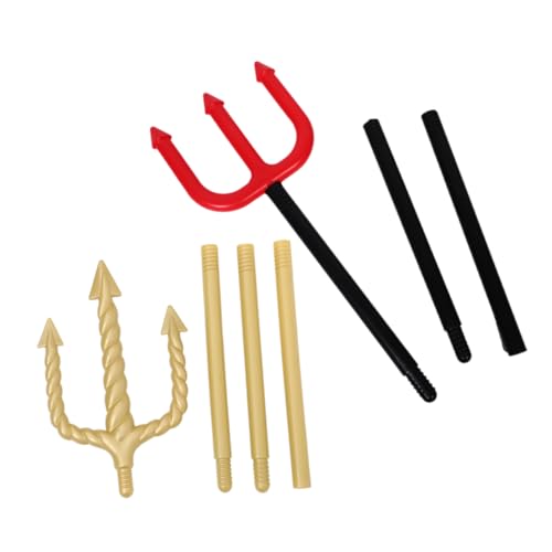 CIYODO 2Stücke Teufel Cosplay Prop Halloween Requisiten Für Kostümparty Langlebige Und Bequeme Pitchfork Für Erwachsene Maskerade Und Unvergessliche Events von CIYODO