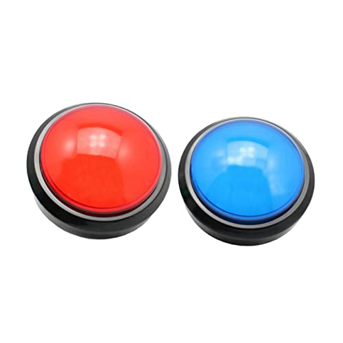 CIYODO 2er-Pack Game Show Buzzer Jungen Spielzeug Antwort Ja Nein Taste Rot Blau Elektronisches Responder Spielzeug von CIYODO