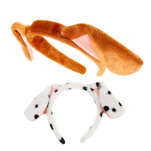 CIYODO 2pcs Stoff Hund Ohren Stirnband Welpe Ohren Haarband Cosplay Hair Accessoires Hund Dress Up Kopfwege Cosplay Geburtstagsfeier Accessoires CIYODO 2pcs Stoff Hund Ohren Stirnband Welpe Ohren Haarband Cosplay Hair Accessoires Hund Dress Up Kopfwege Cosplay Geburtstagsfeier Accessoires von CIYODO