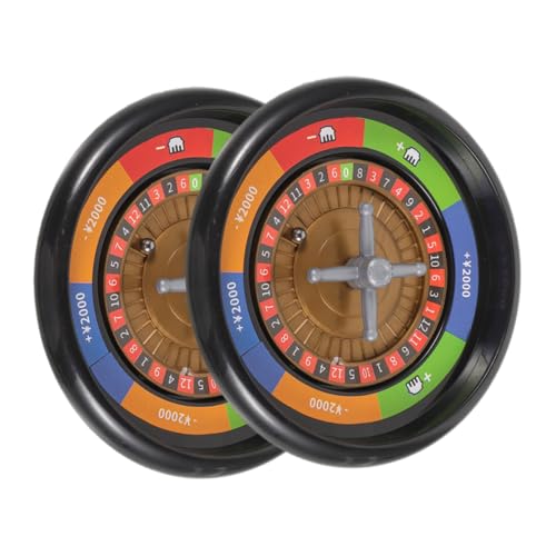 CIYODO 2st Roulette-Spiel Schuhdrahtkorb Welle Kleiner Drahtkorb Kleiderschrankknopf Fliesen Goldene Schale Griffkorb Gadget Knopf Ausgefallene Düsenmodellierdeckel Doppelt Plastik von CIYODO