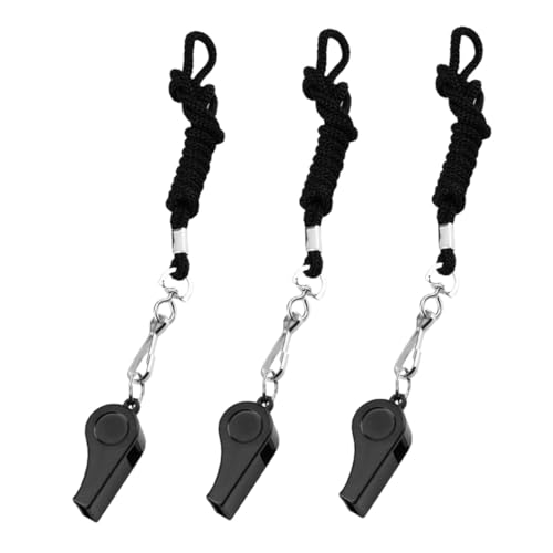 CIYODO 3 STÜCKE Schiedsrichter Pfeifen Teilig Kunststoff Notfallpfeife mit Lanyard Lauter Klarer Signalton für Trainer Lehrer Fußball Schiedsrichter Vielseitig für Outdoor Camping und CIYODO 3 STÜCKE Schiedsrichter Pfeifen Teilig Kunststoff Notfallpfeife mit Lanyard Lauter Klarer Signalton für Trainer Lehrer Fußball Schiedsrichter Vielseitig für Outdoor Camping und von CIYODO