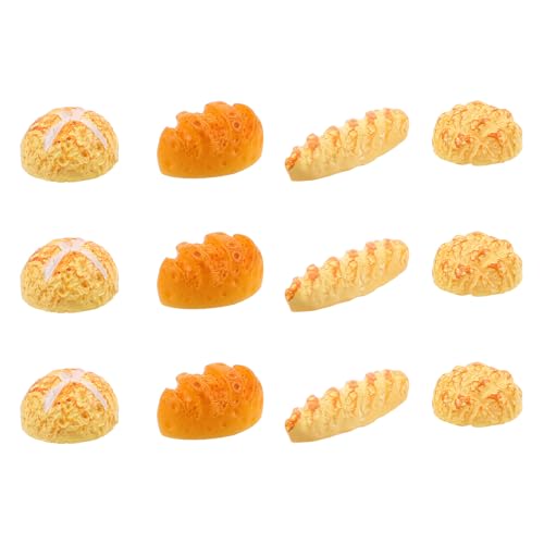 CIYODO 3 Sets Puppenhaus Miniaturbrot Lebensechte Dessertbrot Requisiten Mini Lebensmittel Winzige Küchendekoration Spiellebensmittel Ornament Für Rollenspiele Mini Hausdekor 4 von CIYODO