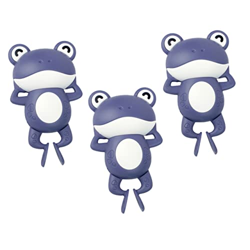 CIYODO 3 Stück Aufziehbarer Frosch Karikatur Aufziehfrosch Desktop-Tiere-schmuck Cartoon-uhrwerk-Frosch Plastik Blue CIYODO 3 Stück Aufziehbarer Frosch Karikatur Aufziehfrosch Desktop-Tiere-schmuck Cartoon-uhrwerk-Frosch Plastik Blue von CIYODO