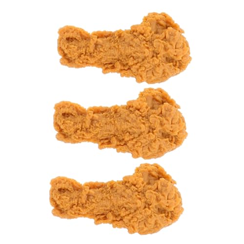 CIYODO 3 Stück Hühnerbeinmodellanhänger Faux Food Trommelstöcke Brathähnchen Hühnerverzierung gefälscht Modelle künstliche Nahrungsmittel zur Ausstellung Simulationsfutter PVC CIYODO 3 Stück Hühnerbeinmodellanhänger Faux Food Trommelstöcke Brathähnchen Hühnerverzierung gefälscht Modelle künstliche Nahrungsmittel zur Ausstellung Simulationsfutter PVC von CIYODO