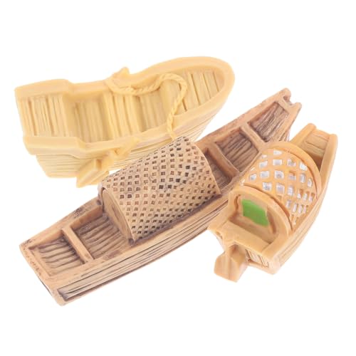CIYODO 3 Stück Jiangnan -Bootsmodell Dekoration Miniatur Rumpf Puppenhaus gestrichen Minis Miniboote winzige Figuren kleines Fischerboot Boot Figur Bootsdekor Mini-Ruderboot Harz CIYODO 3 Stück Jiangnan -Bootsmodell Dekoration Miniatur Rumpf Puppenhaus gestrichen Minis Miniboote winzige Figuren kleines Fischerboot Boot Figur Bootsdekor Mini-Ruderboot Harz von CIYODO