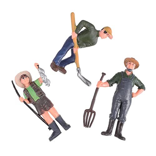 CIYODO 3 Stück Landarbeiterfiguren Landarbeiter Puppenhaus Requisiten Landarbeiter Modell Landarbeiter Figur Menschen Figuren PVC CIYODO 3 Stück Landarbeiterfiguren Landarbeiter Puppenhaus Requisiten Landarbeiter Modell Landarbeiter Figur Menschen Figuren PVC von CIYODO