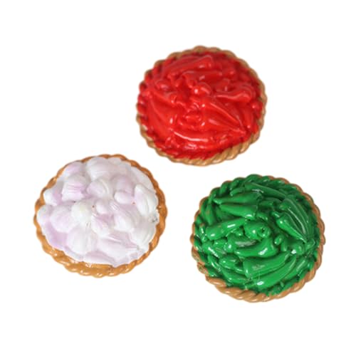 CIYODO 3 Stück Mini -Lebensmittelspielzeug Miniatur-Food-Modell Mini-Essen winzige Essensspielzeuge dekorative gefälschte Nahrungsstütze Mini-Food-Requisite Mini-Küchenmodell Harz von CIYODO