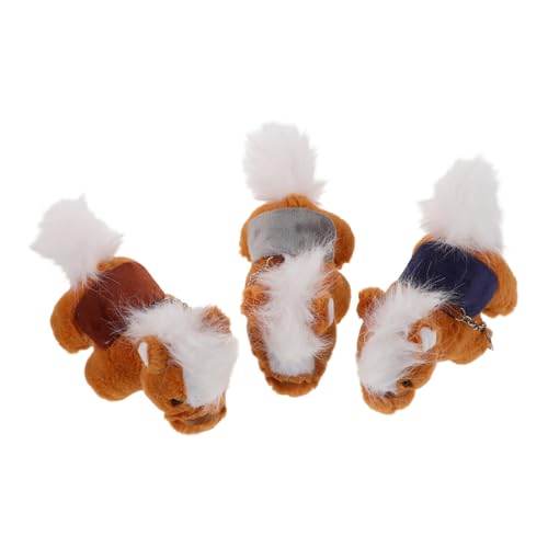 CIYODO 3 Stück Plüschpferd Plüschtier Pferd Kuscheltier Pferd Zodiac Horse Plüschspielzeug Pferdegefüllte Tiere für Mädchen tierisches Plüschtier Hellbraun CIYODO 3 Stück Plüschpferd Plüschtier Pferd Kuscheltier Pferd Zodiac Horse Plüschspielzeug Pferdegefüllte Tiere für Mädchen tierisches Plüschtier Hellbraun von CIYODO