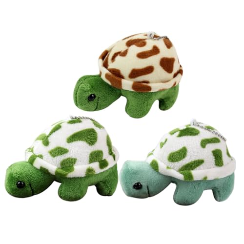 CIYODO Plüschtier-schlüsselanhänger Schildkröten-anhänger Plüsch-schlüsselanhänger Rucksackanhänger Plüschschildkröten-anhänger Flauschiger Schlüsselanhänger von CIYODO