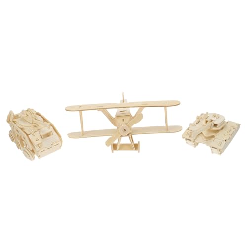 CIYODO 3 Stück Puzzle- aus Holz puzzlekleber Puzzlematte kinderspielzeug Bauen Puzzle für Rätsel für Kinderrätsel hölzern von CIYODO