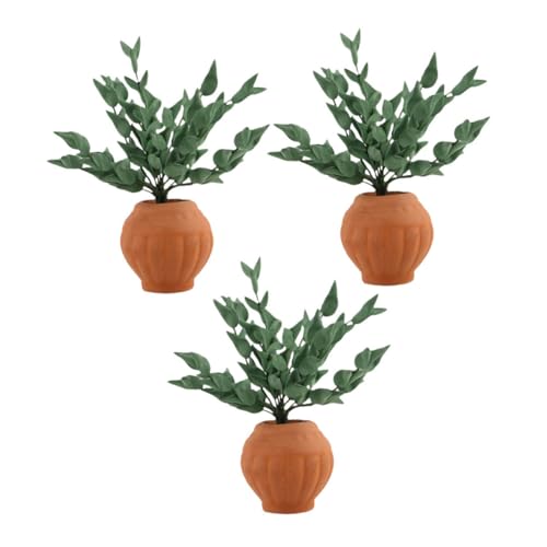 CIYODO 3stücke Miniatur-blumentopf Stoff Für Puppenhaus Miniatur-Bonsai-Modell Künstliche Sukkulente Für Gartendekoration Naturgetreues Design Platzsparendes Accessoire Wartungsarmes CIYODO 3stücke Miniatur-blumentopf Stoff Für Puppenhaus Miniatur-Bonsai-Modell Künstliche Sukkulente Für Gartendekoration Naturgetreues Design Platzsparendes Accessoire Wartungsarmes von CIYODO