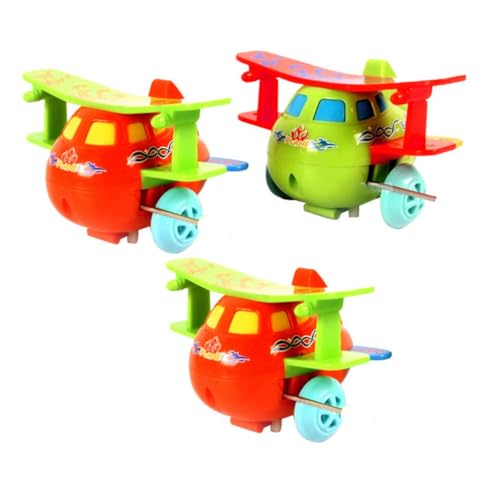 CIYODO 3 Stück Somersault -flugzeugspielzeug Flugzeug Taumelndes Cartoon- Handgesteuerter Fliegender Ball Uhrenflugzeugspielzeug Für Zufällige Farbe von CIYODO