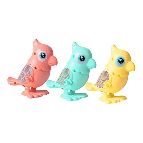 CIYODO 3 Stück Springendes Papageienspielzeug Tierisches Aufziehspielzeug Kinderspielzeug Uhrwerkspielzeug Hähnchen-aufziehspielzeug Aufziehspielzeug Huhn Plastik CIYODO 3 Stück Springendes Papageienspielzeug Tierisches Aufziehspielzeug Kinderspielzeug Uhrwerkspielzeug Hähnchen-aufziehspielzeug Aufziehspielzeug Huhn Plastik von CIYODO