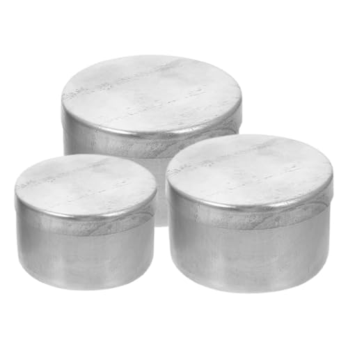 CIYODO 3 Stück Teiliges Aluminium Wägegeschirr für Labor Aluminium Wägehalter Kleine Probenbehälter für Aufbewahrung von Bodenproben und Laboranwendungen CIYODO 3 Stück Teiliges Aluminium Wägegeschirr für Labor Aluminium Wägehalter Kleine Probenbehälter für Aufbewahrung von Bodenproben und Laboranwendungen von CIYODO