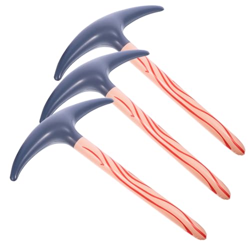 CIYODO 3 Stück Teiliges Aufblasbares mit Großer Harter Griff Spitzhacke aus PVC Sichere Hand Augen Koordination für Kindergeburtstag Kostüm und Themenpartys CIYODO 3 Stück Teiliges Aufblasbares mit Großer Harter Griff Spitzhacke aus PVC Sichere Hand Augen Koordination für Kindergeburtstag Kostüm und Themenpartys von CIYODO