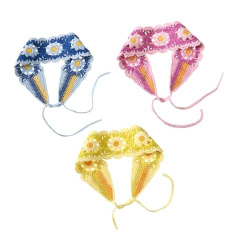 CIYODO 3 Stück Teiliges Gehäkeltes Stirnband für Damen Atmungsaktives Hautfreundliches Kopfband mit Blumenmuster Verstellbar Waschbar Vielseitig für Alltag Festtage und Partygebrauch CIYODO 3 Stück Teiliges Gehäkeltes Stirnband für Damen Atmungsaktives Hautfreundliches Kopfband mit Blumenmuster Verstellbar Waschbar Vielseitig für Alltag Festtage und Partygebrauch von CIYODO